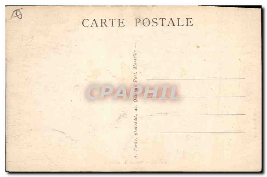 CPA Cuges Vallon de la Serre  — Verso