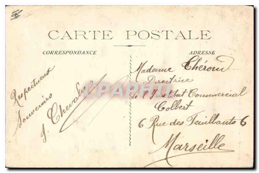 CPA Cuges Chapelle St Antoine  — Rückseite