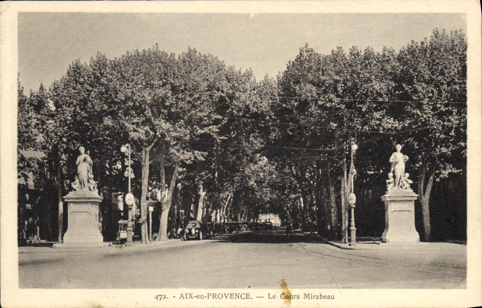 AIX-en-PROVENCE — View of the Cours Mirabeau — Edition La Gigogne, Marseille