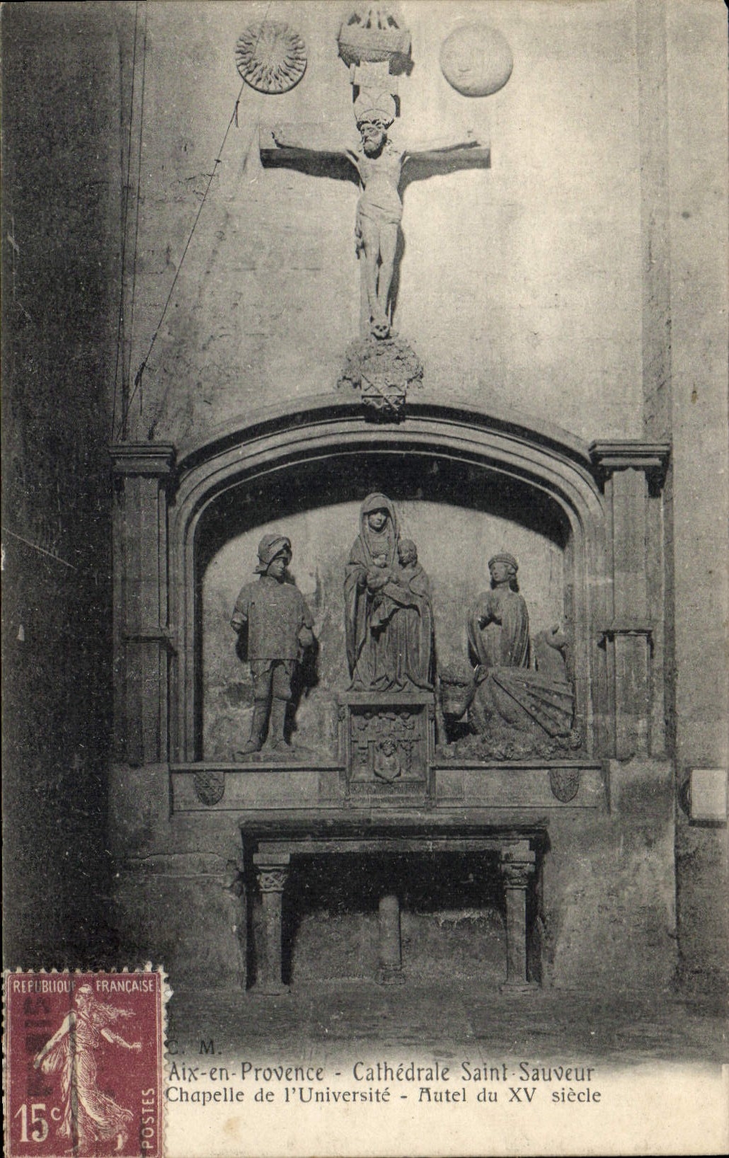 Kapelle der Universität - Kathedrale Saint-Sauveur - Aix-en-Provence - Altar des 15. Jahrhunderts