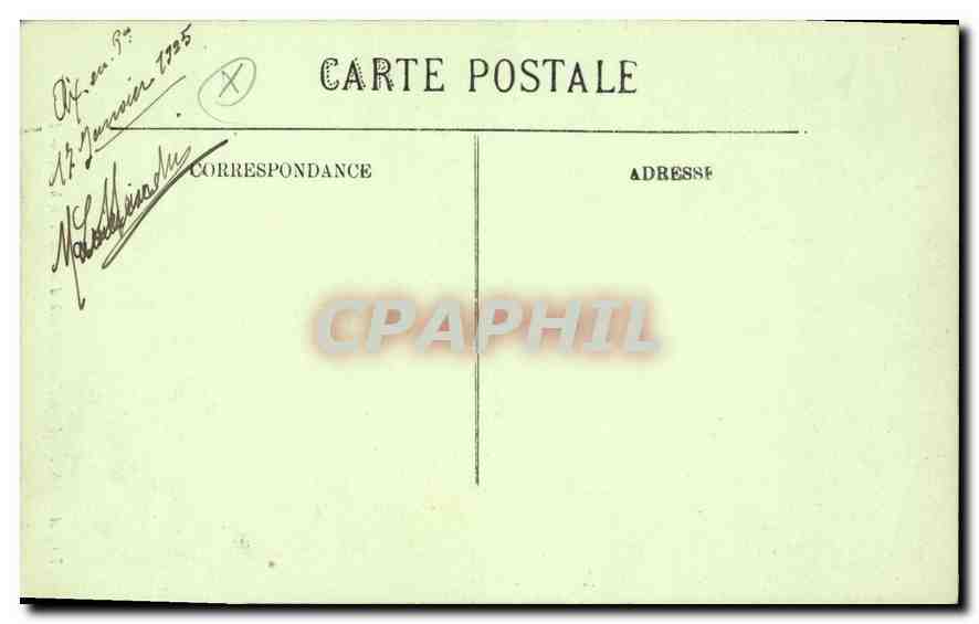 CPA Arles portail de la cathedrale St Trophime  — Rückseite