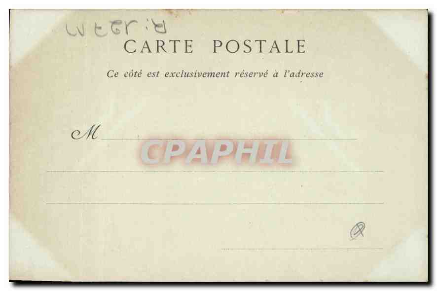 CPA Les baux Ruines  — Verso