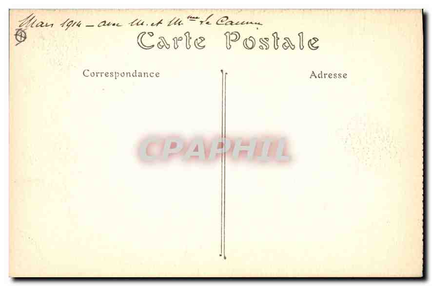 CPA Arles Tympan du potail de l'eglise Saint Trophime  — Verso