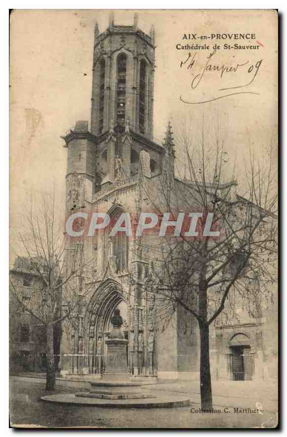 Aix-en-Provence — Kerk van Sint-Salvaard — Collectie C. Marthuet