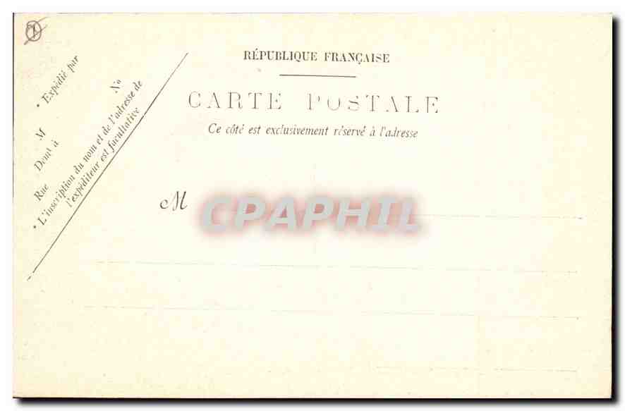 CPA Arles les Aliscamps le Tombeau des Consuls  — Rückseite