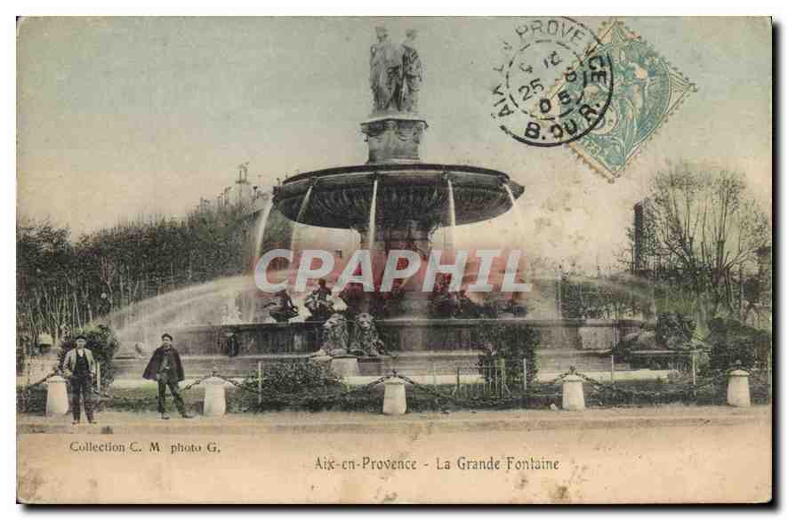 Aix-en-Provence - La Grande Fontaine — photo G.