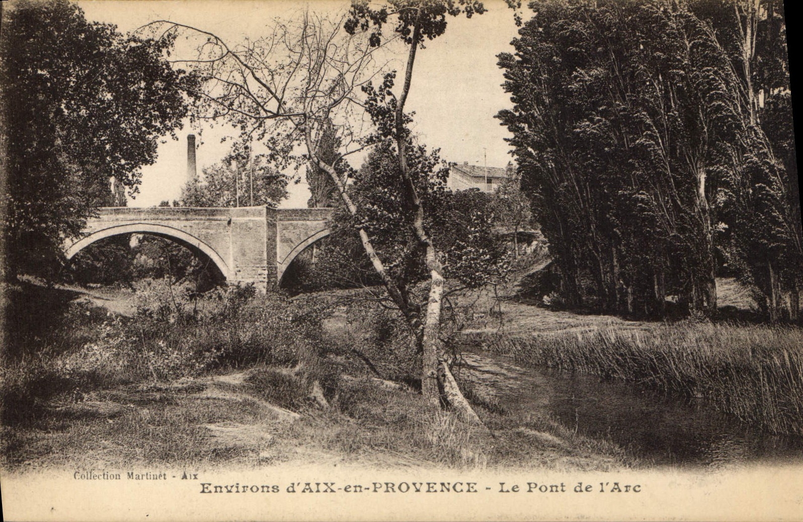 CPA Environs d'Aix en Provence le pont de l'Arc 
