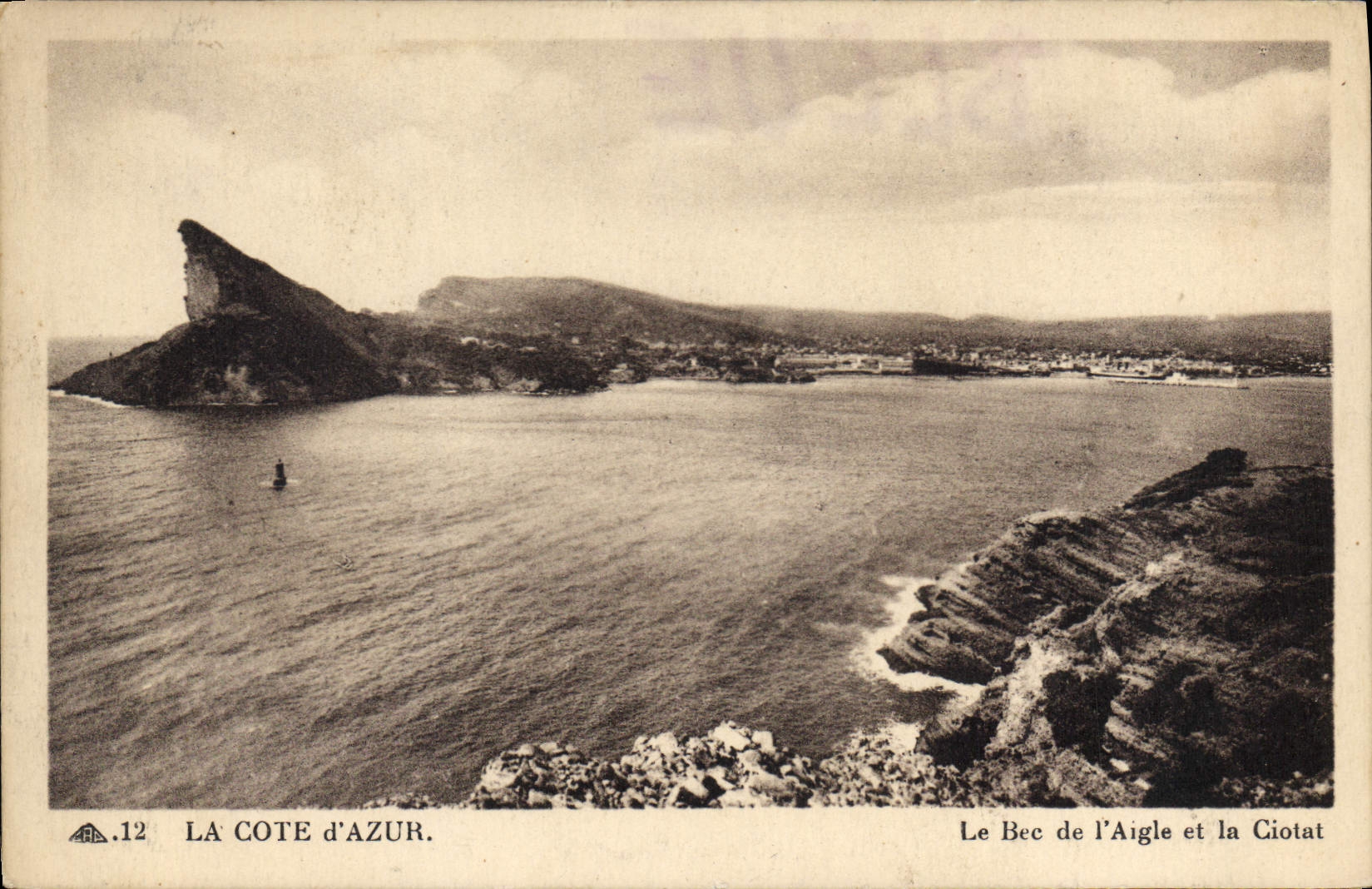 CPA La Cote d'Azur le Bec de l'Aigle et la Ciotat 