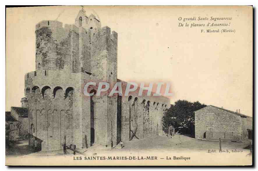 CPA Les Saintes Maries de la Mer la Basilique 