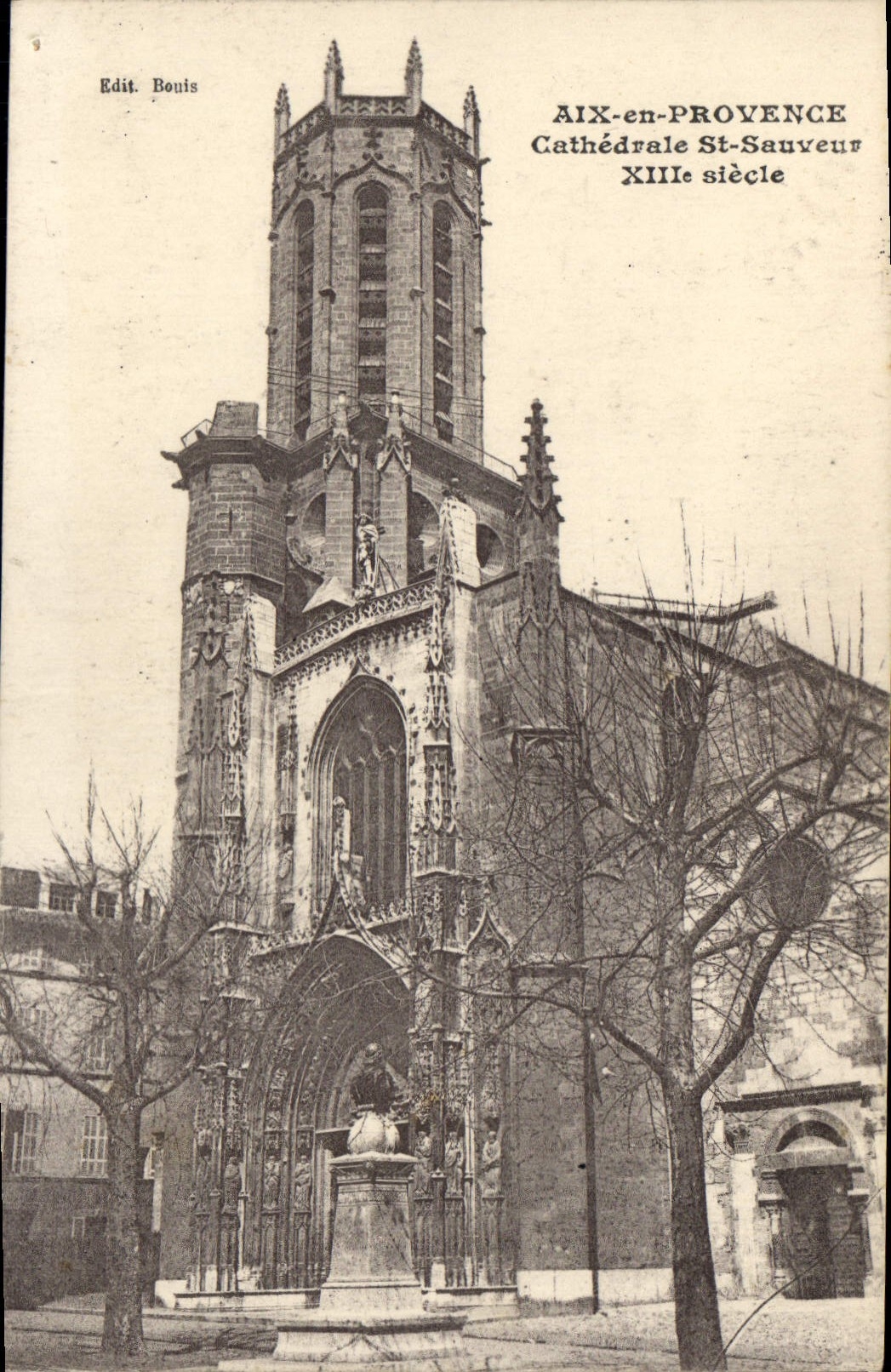 Aix-en-Provence — Cathédrale Saint-Sauveur du XIIIe siècle — Edit. Bonis