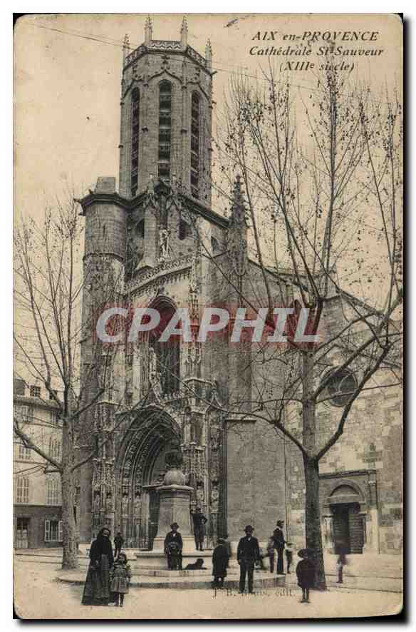 Aix-en-Provence — Cathédrale Saint-Sauveur (XIIIe siècle) — J. B. Thomas, 581