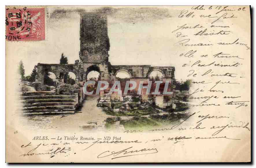 Arles — Le Théâtre Romain — ND Phot - Recto