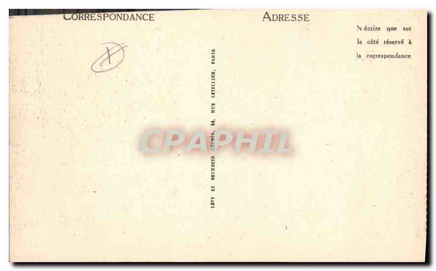 CPA Arles le Theatre Antique  — Verso