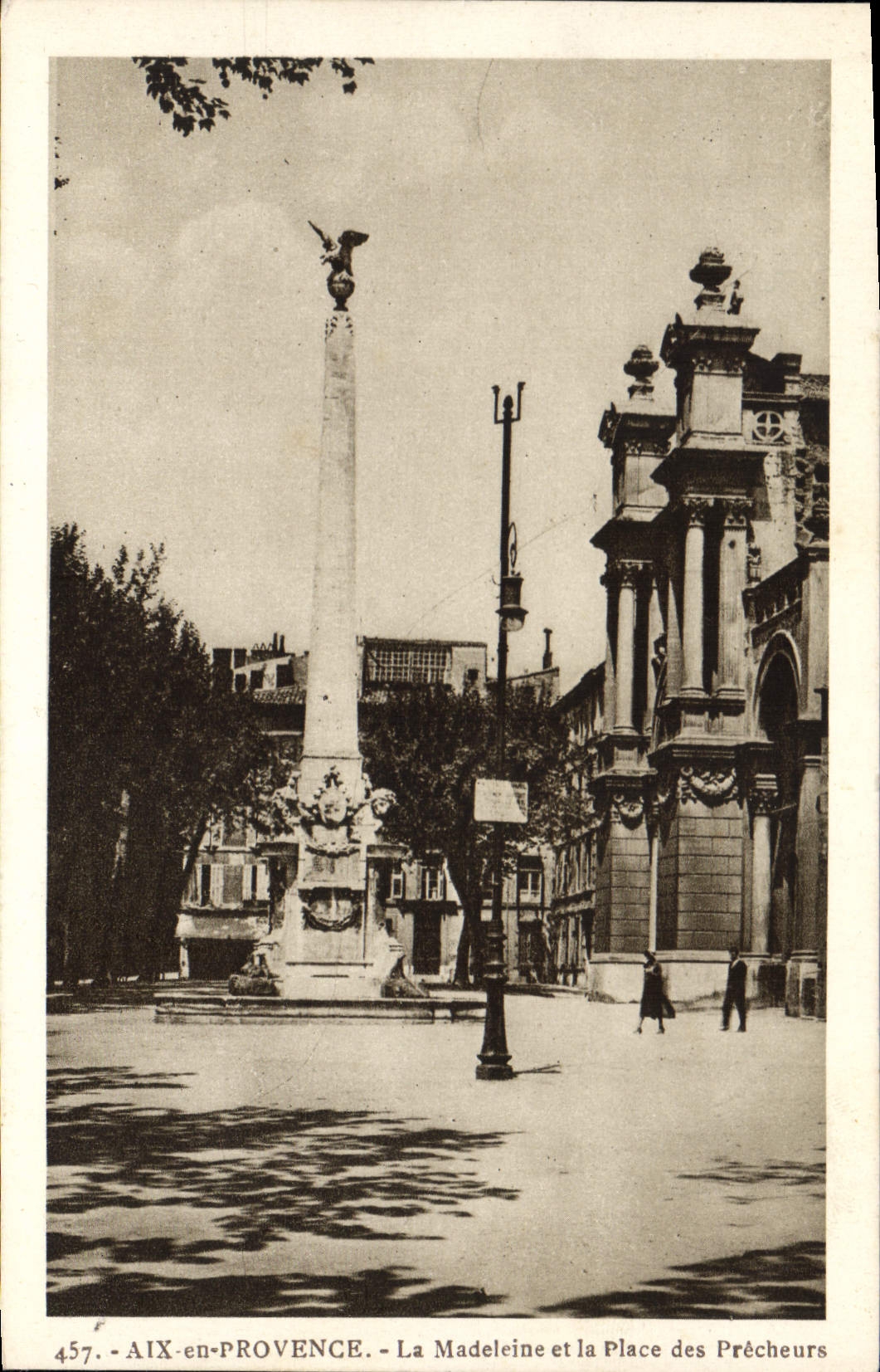 Aix-en-Provence — Die Madeleine und der Preacher-Platz — ed. La Cigogne, n° 457