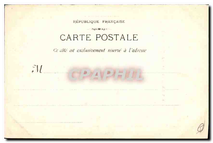 CPA Saint Remy le Mausolee  — Rückseite