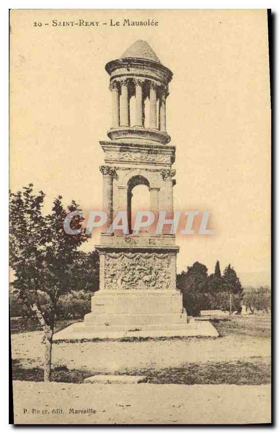 Saint-Rémy - Le Mausolée — éditeur P. Ru, Marseille, n°20