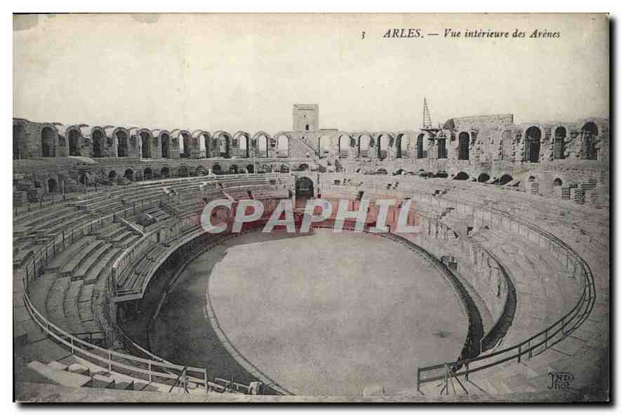 Arles — Interior View of the Arenas — JND Phot