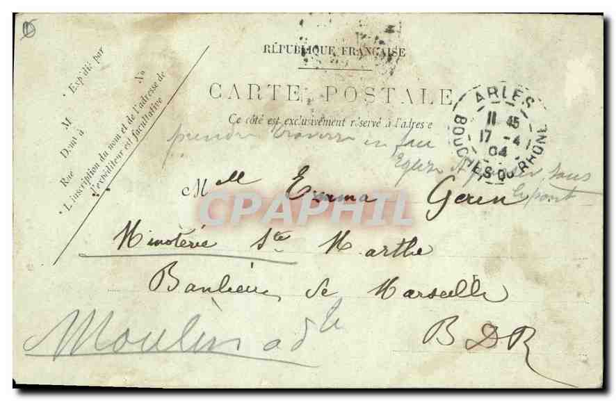 Les Aliscamps — L'Allée des Tombeaux — LL. Lolothe — Rückseite