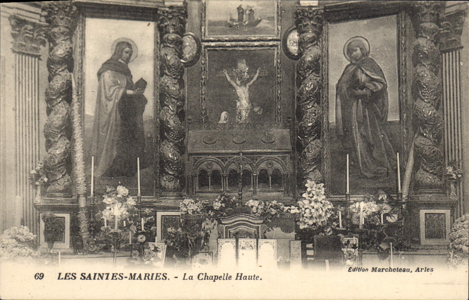 CPA Les Saintes Maries La Chapelle Haute 