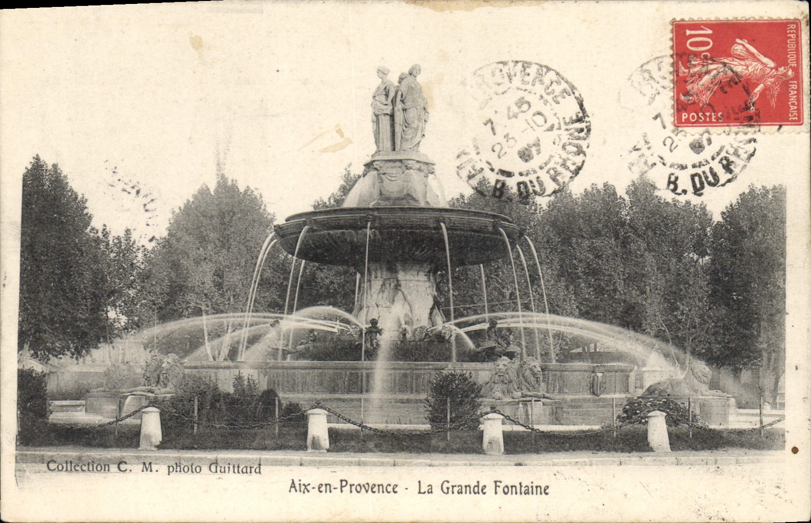 Aix-en-Provence - Die Grande Fontaine — Foto Guittard