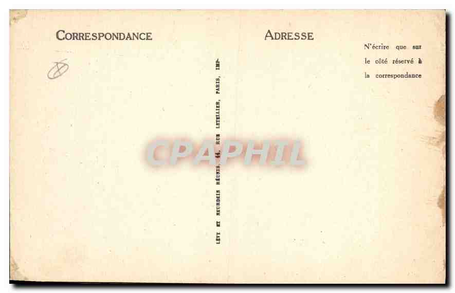 CPA En Provence La Tarasque  — Rückseite