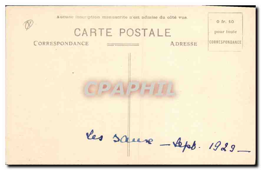 CPA Les Baux Le Pavillon de la Reine Jeanne  — Rückseite