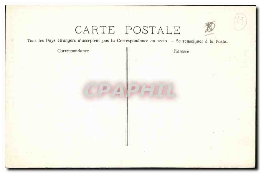 Les Baux - Hôtel de Manville — Éditeur E. Lacoour, Marseille, n° 3783 — Verso
