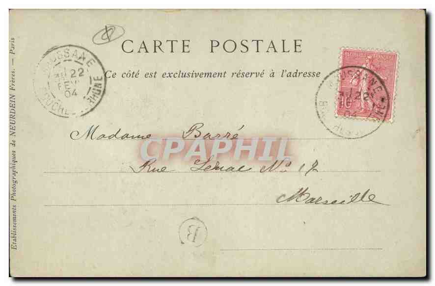 Les Baux — La Voie Romaine et la Salle d'Armes — Collections ND Phot n°48 — Verso