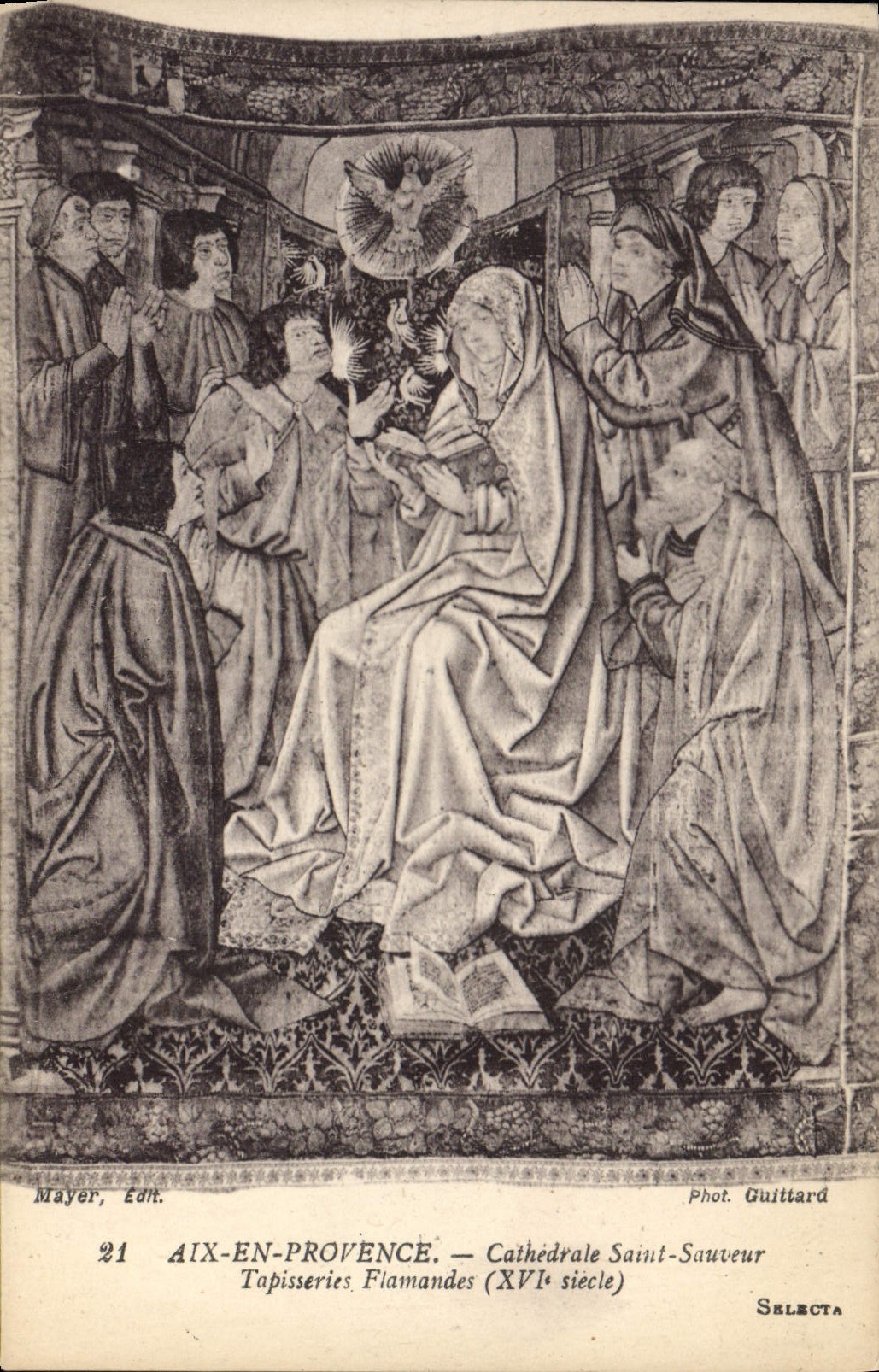 Aix-en-Provence — Cathédrale Saint-Sauveur — Tapisseries flamandes (XVIe siècle) — Mayer, Edit.