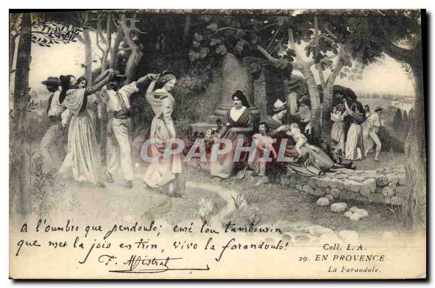 CPA En Provence La Farandole 