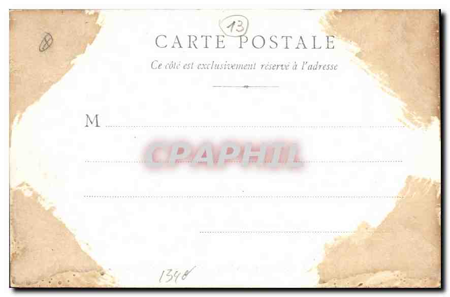 CPA Arles Les Aliscamps Chapelle des Marquis de Porcelets  — Verso