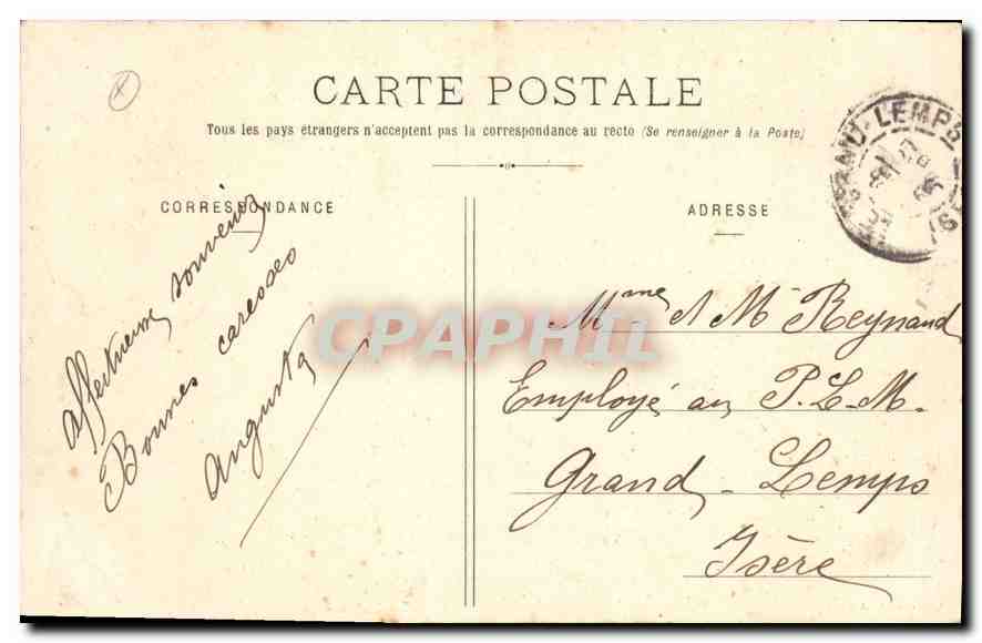 CPA Le Barben Vue d'ensemble du Chateau  — Rückseite