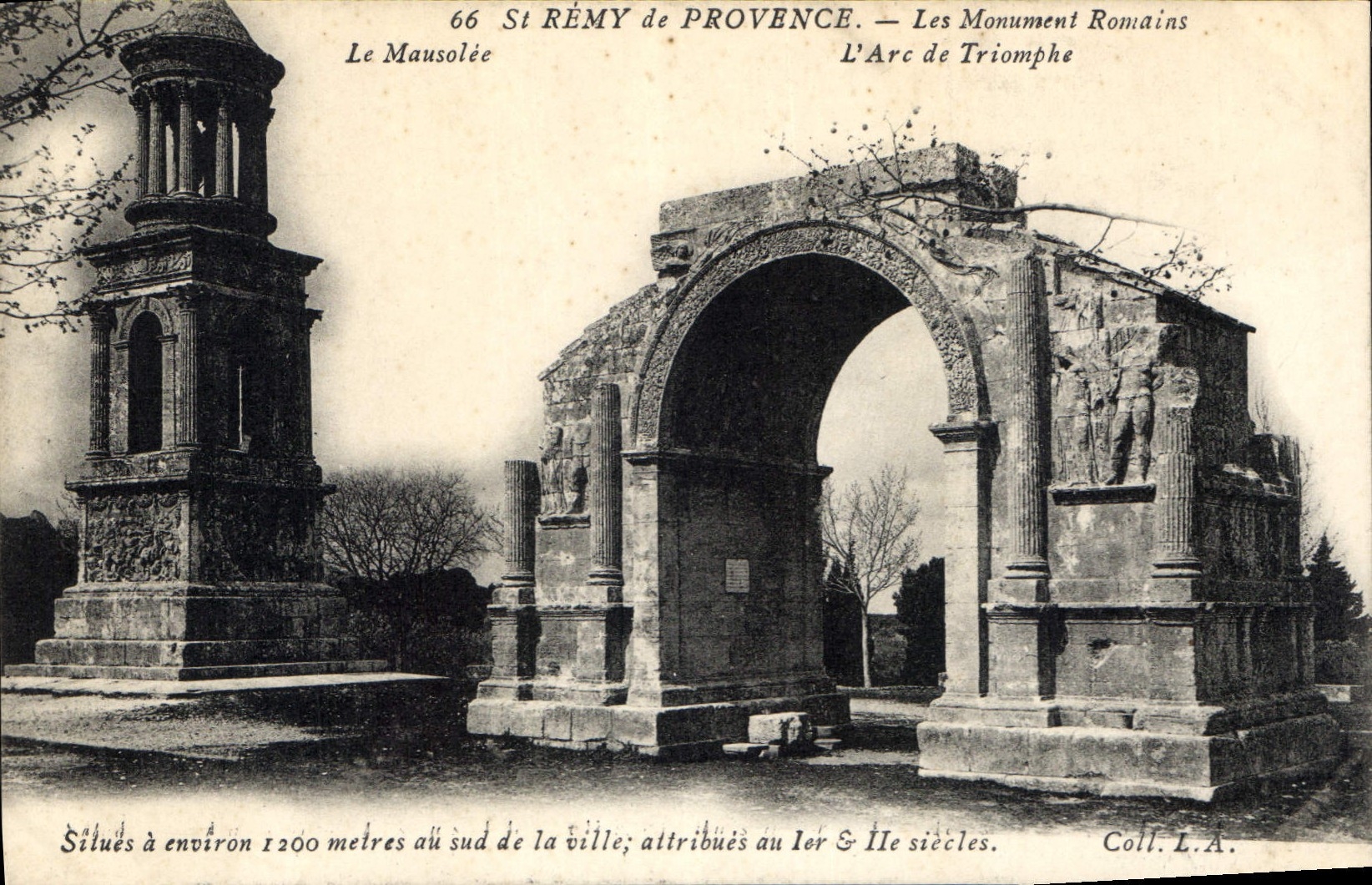 San RÉMY de PROVENCE — Los Monumentos Romanos — El Arco de Triunfo y el Mausoleo