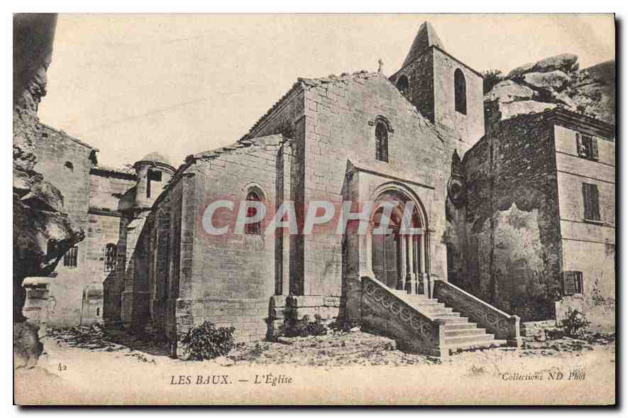 CPA Les Baux L'Eglise 