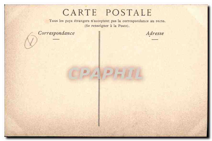 CPA Les Baux L'Eglise  — Verso