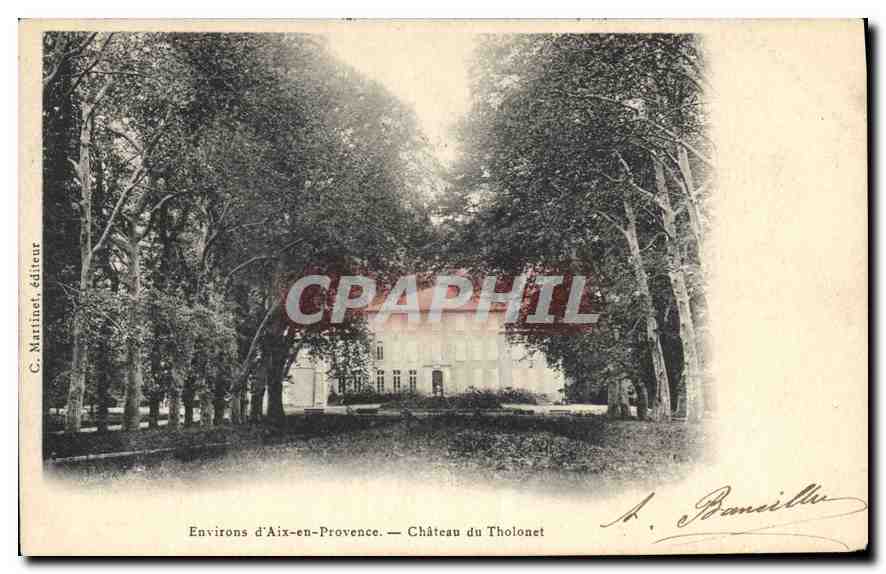 Environ d'Aix-en-Provence — Château du Tholonet — C. Martinhet, éditeur