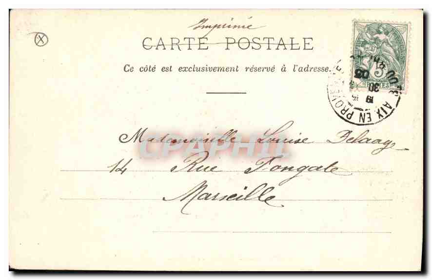 Environ d'Aix-en-Provence — Château du Tholonet — C. Martinhet, éditeur — Reverso