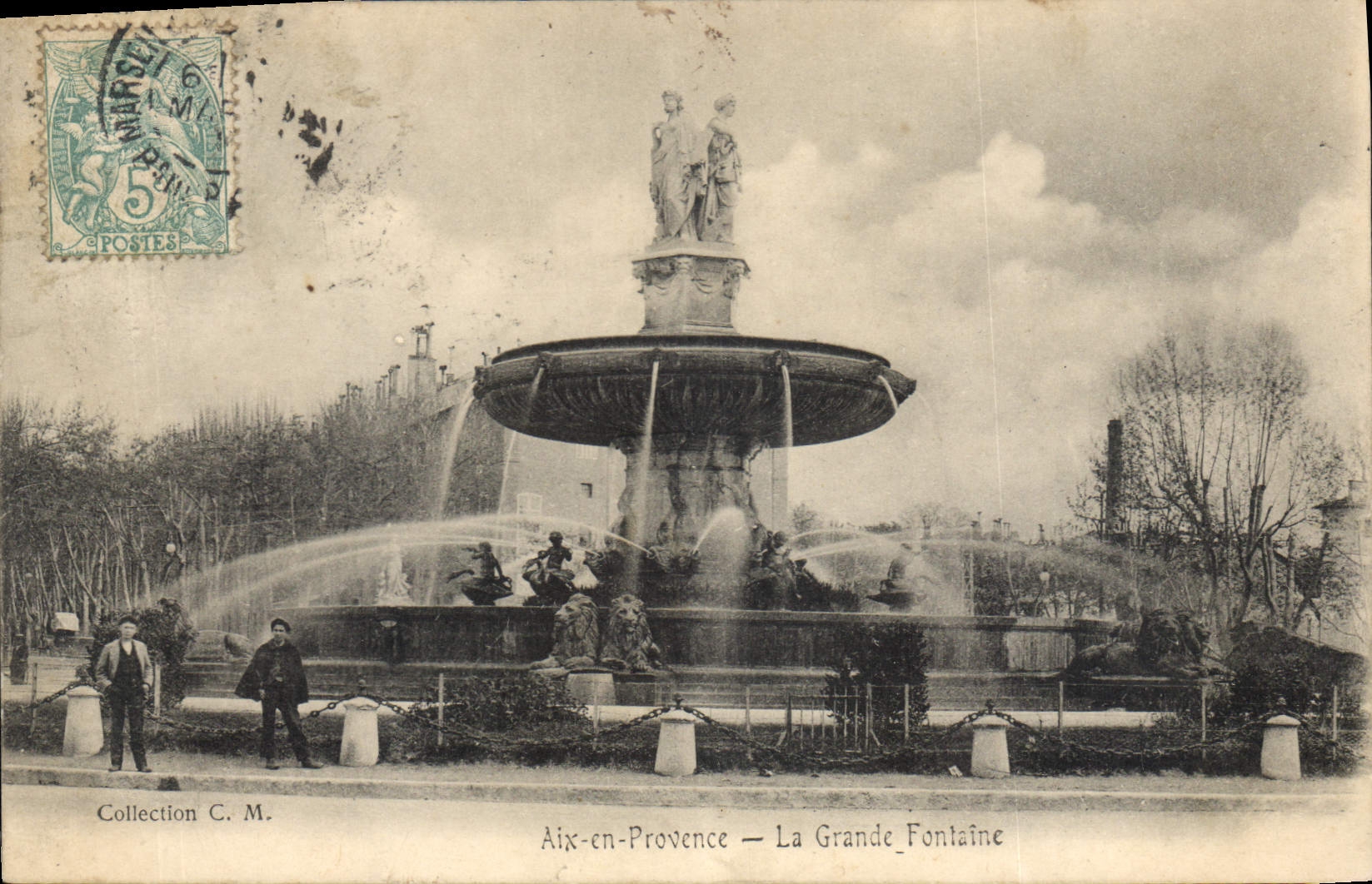 Aix-en-Provence — La Grande Fontaine — Collection C. M.