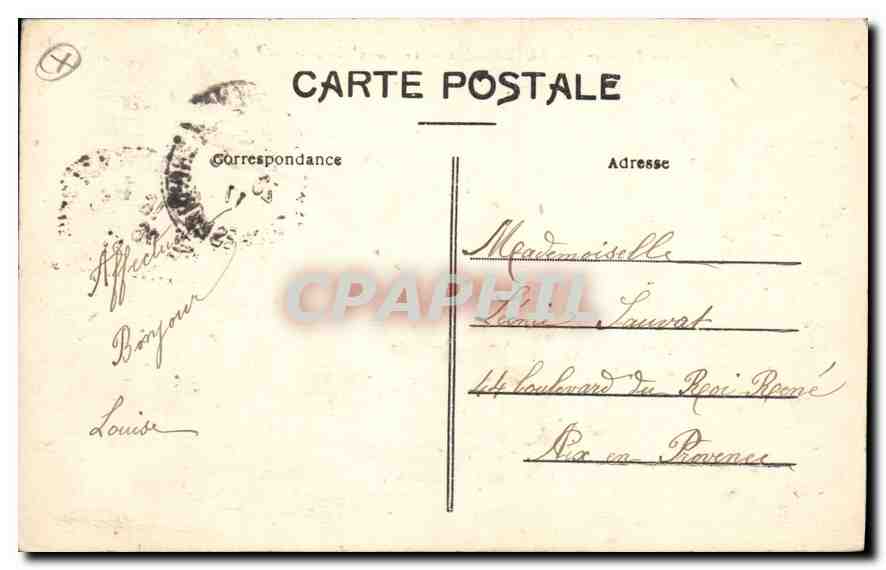 CPA En Provence Puyricard Le Vieux Chateaux  — Verso