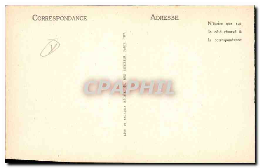 CPA Arles Les Alyscamps l'Allee des Tombeaux  — Verso