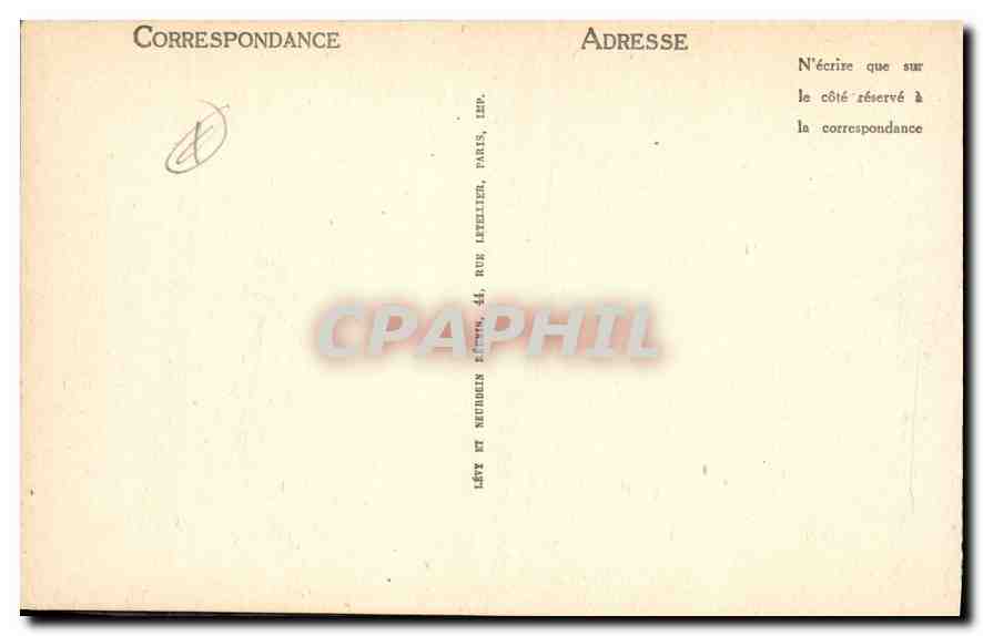 CPA En Provence La Tarasque  — Verso
