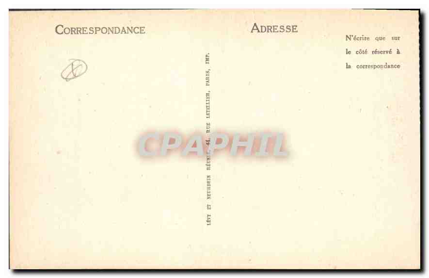 CPA En Provence Les Baux Cote Oriental et Nord du Chateau avec Tour Monolithe  — Verso