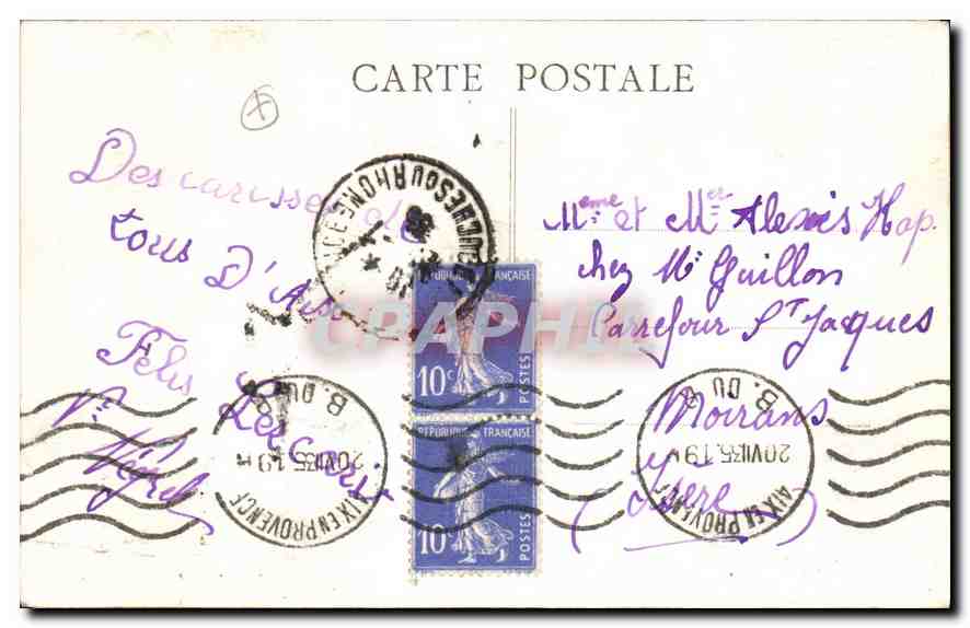 AIX-en-PROVENCE — Fontaine d'eau chaude, Cours Mirabeau — Phot. Combier-Magon — Reverso