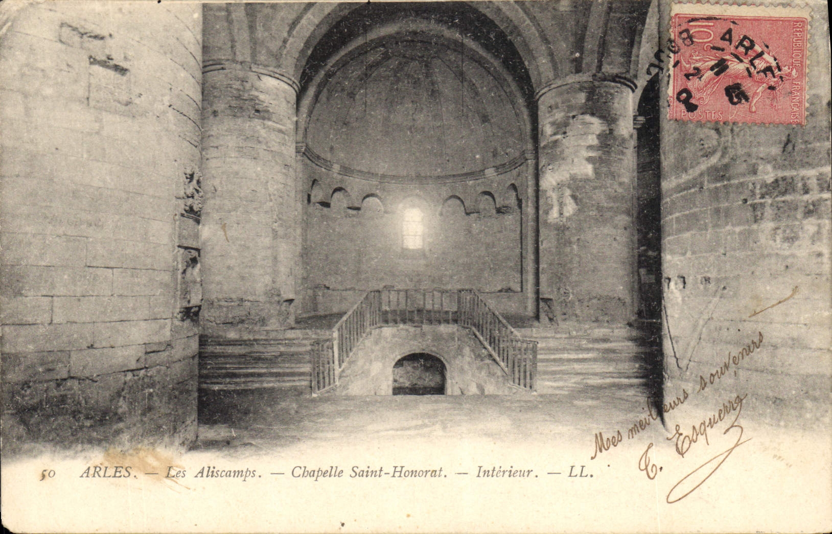 Arles — Les Aliscamps — Kapelle Saint-Honorat — Innenraum — LL.
