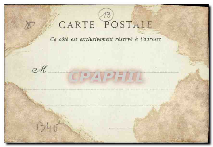 CPA Le Planet Les Baux — Verso