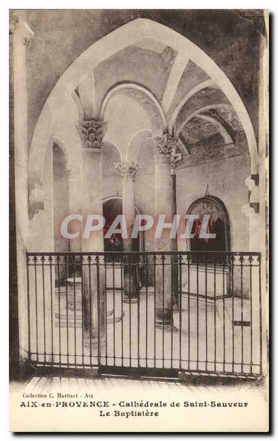 Aix-en-Provence - Cathédrale de Saint-Sauveur - Le Baptisterie