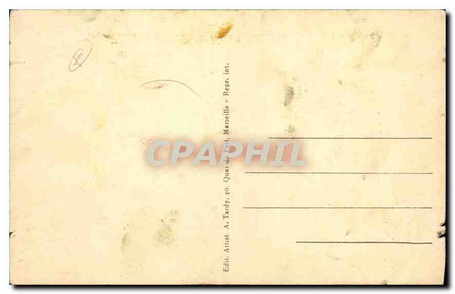 CPA Littoral de Marseille - Sormiou - La Grande Plage — Verso