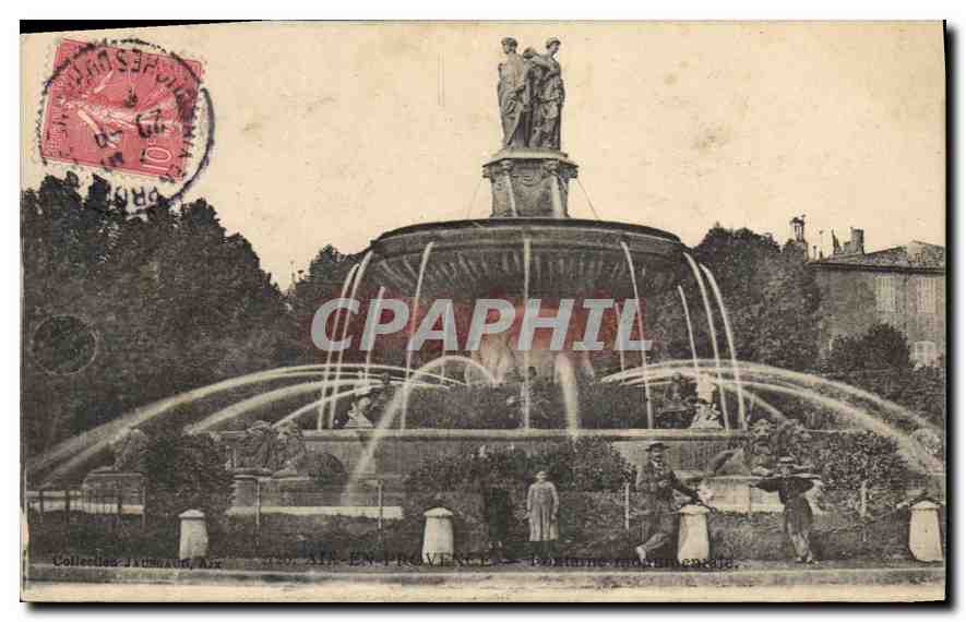 CPA Aix-en-Provence - Fontaine