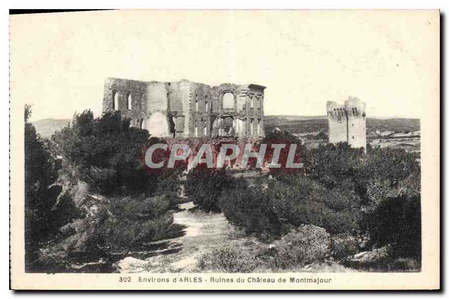 Umgebung von ARLES - Ruinen des Schlosses Montmajour