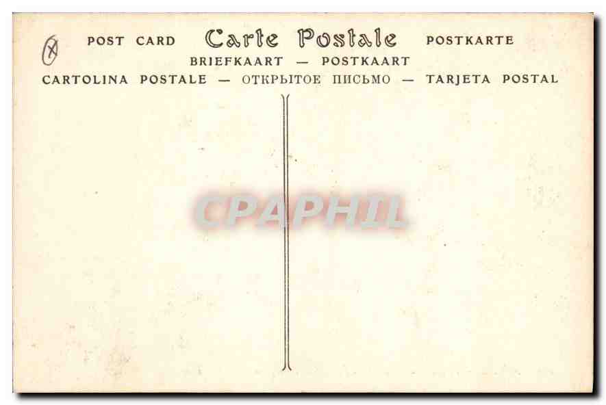 CPA Tympan au Portail de l'Eglise Saint-Trophime Arles — Verso